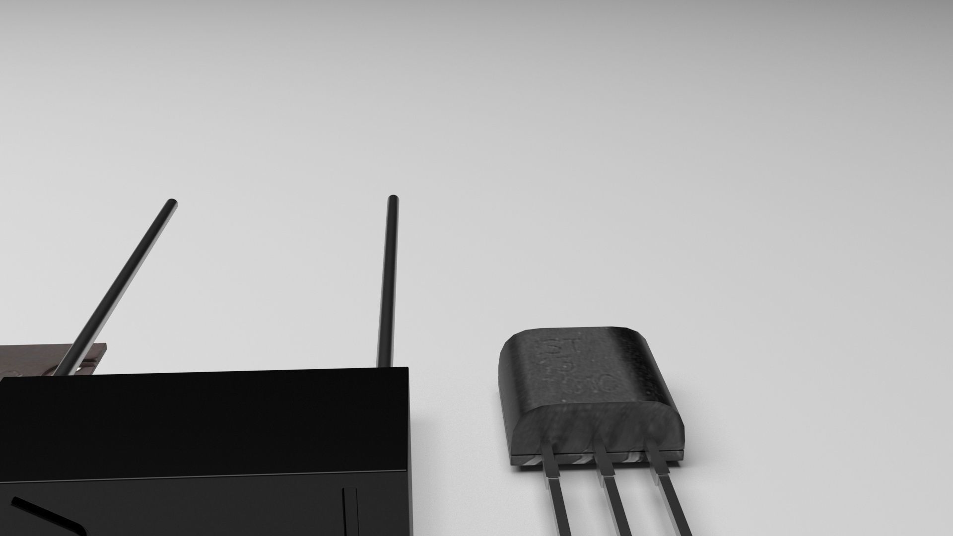 Electronic Components Set 3D model_8