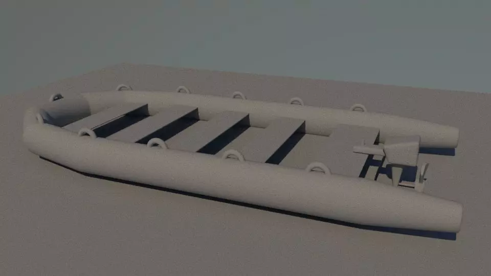 drafting boat 3D model