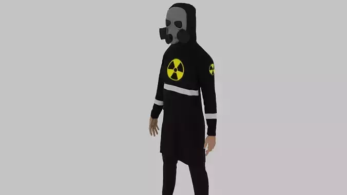 Radioactive Suit Costume Man