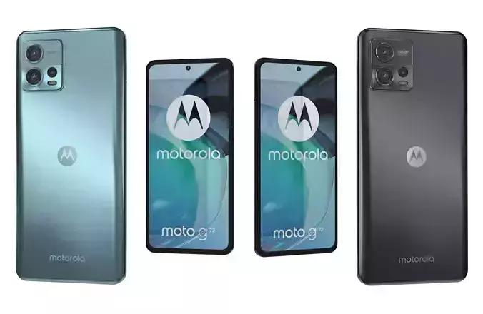 Motorola Moto G72 Meteorite Gray And Polar Blue