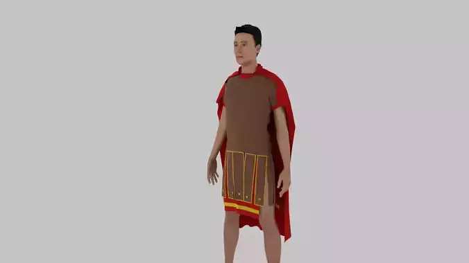 Legionary man dressed in roman clothing
