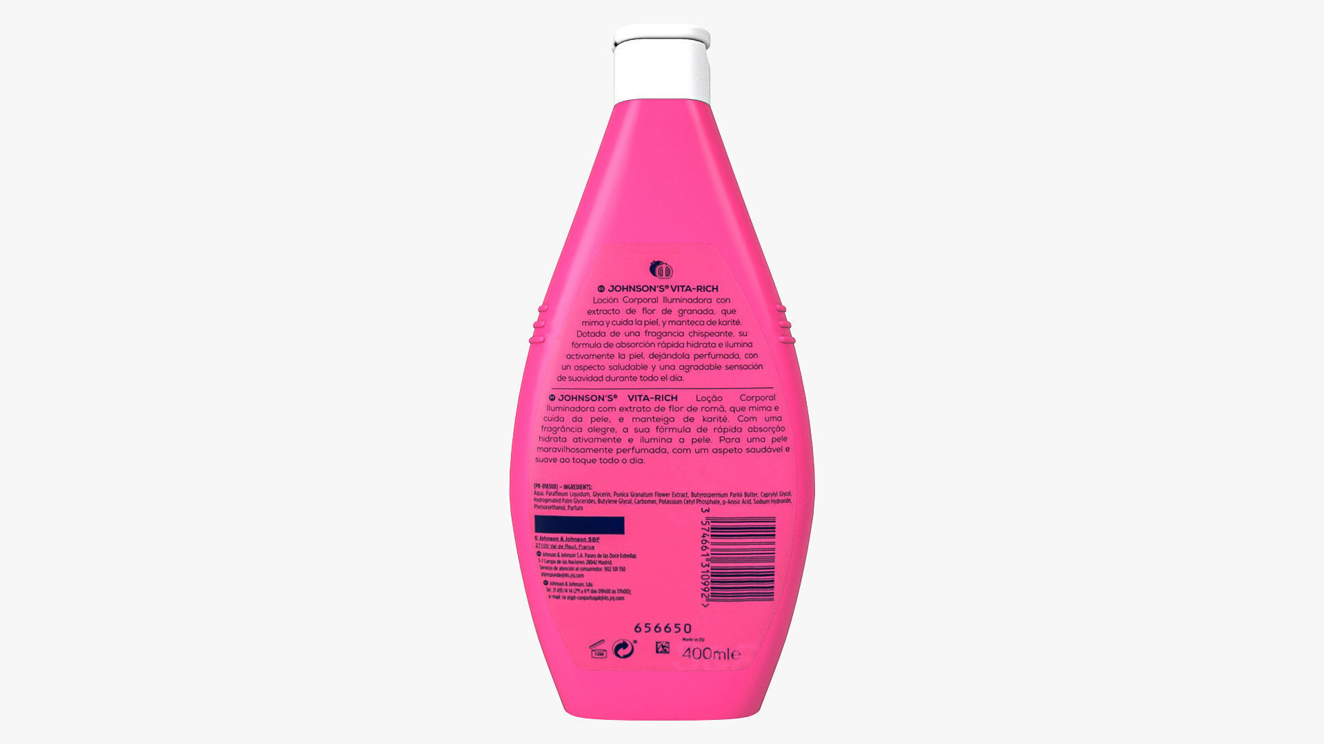 Johnsons Vita-Rich Pomegranate Flower Extract Body Wash 3D model_5