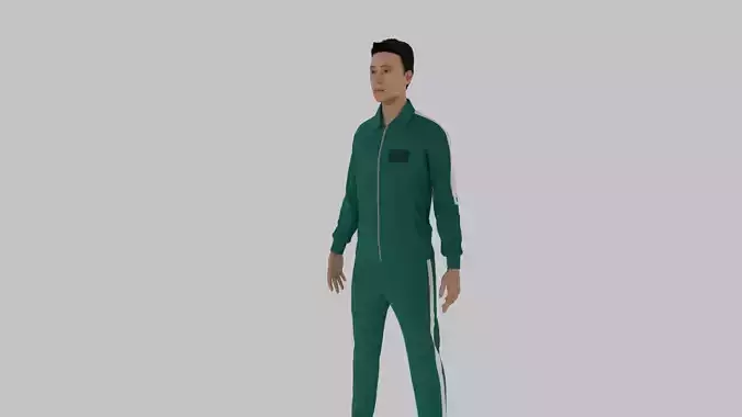 Squid Game Character Low-poly 3D model