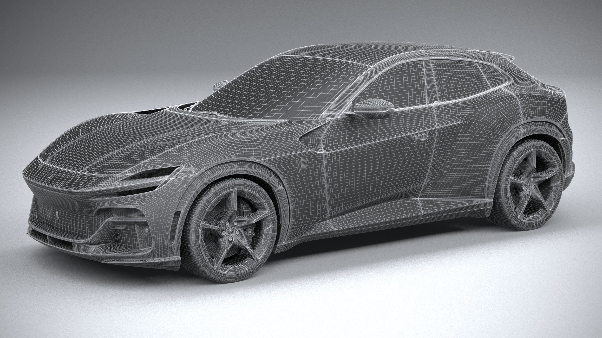 Ferrari Purosangue 2023 3D model_26
