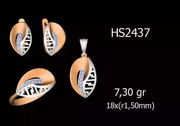 Women Rings Earrings Pendants STL OBJ FBX Details