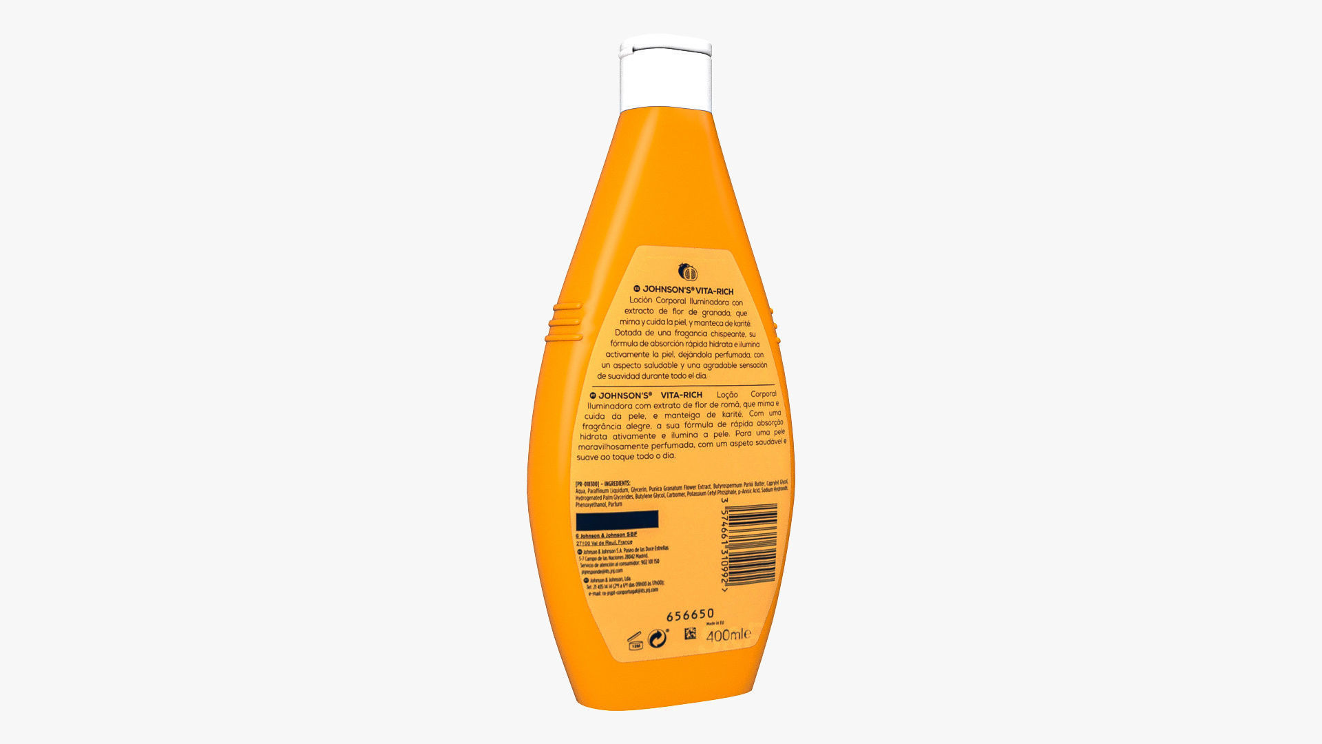 Johnsons Vita-Rich Papaya Extract Body Wash 3D model_4