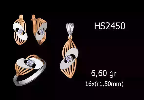 Women Rings Earrings Pendants STL OBJ FBX Details