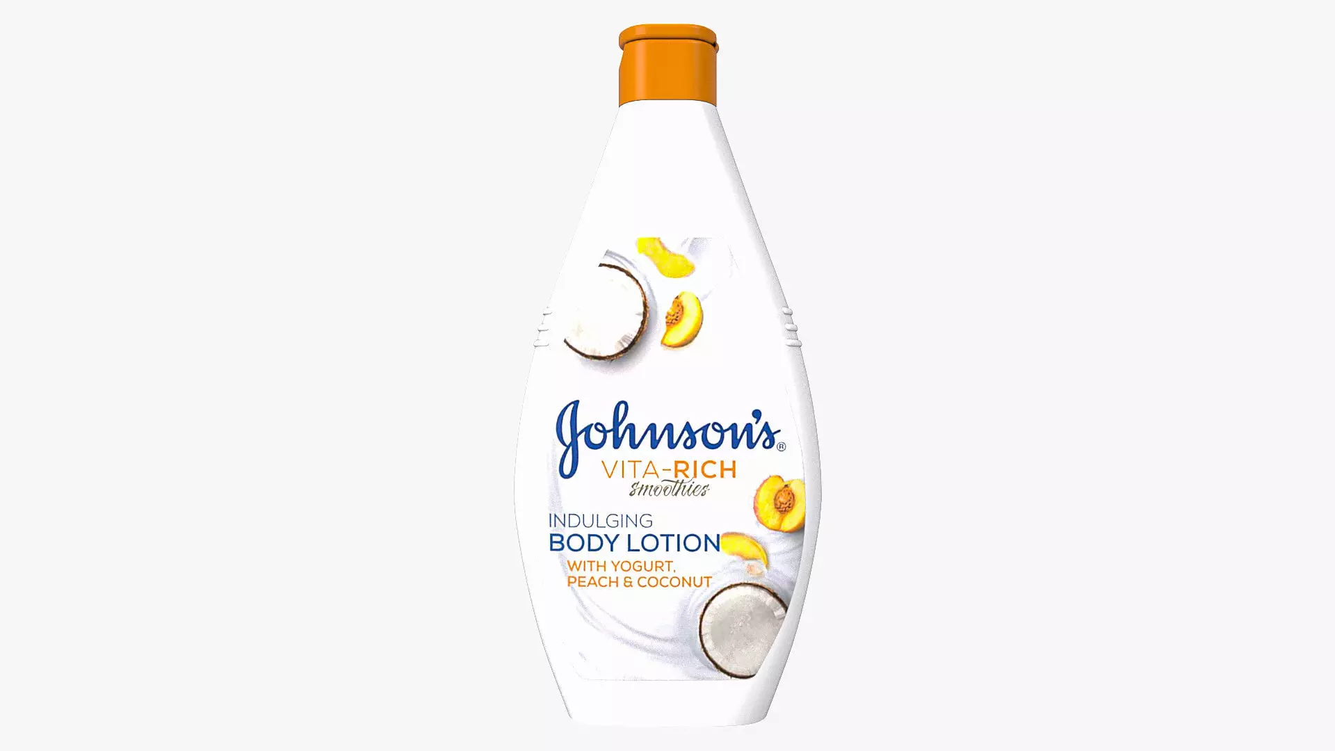Johnsons Vita-Rich Yogurt Peach and Coconut Body Lotion 3D model_0