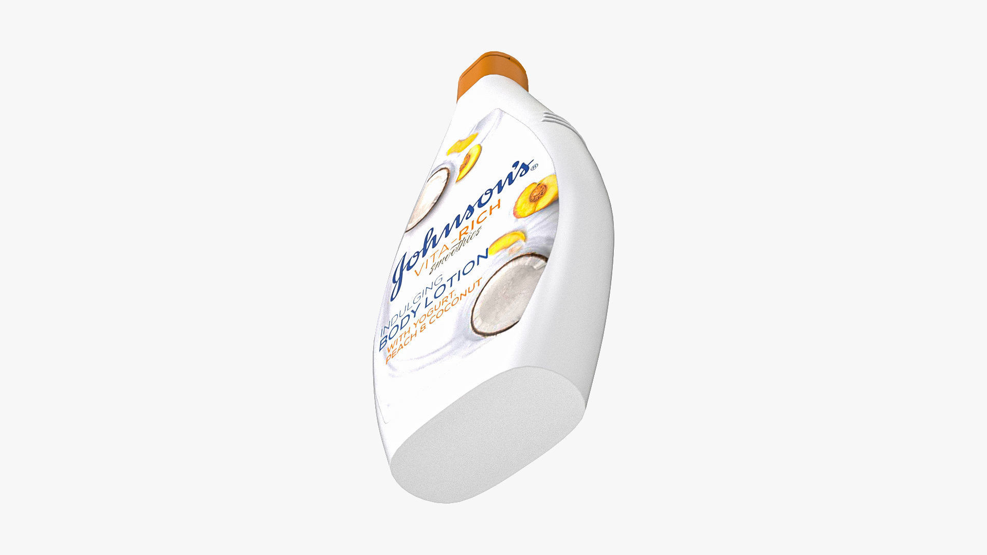 Johnsons Vita-Rich Yogurt Peach and Coconut Body Lotion 3D model_7