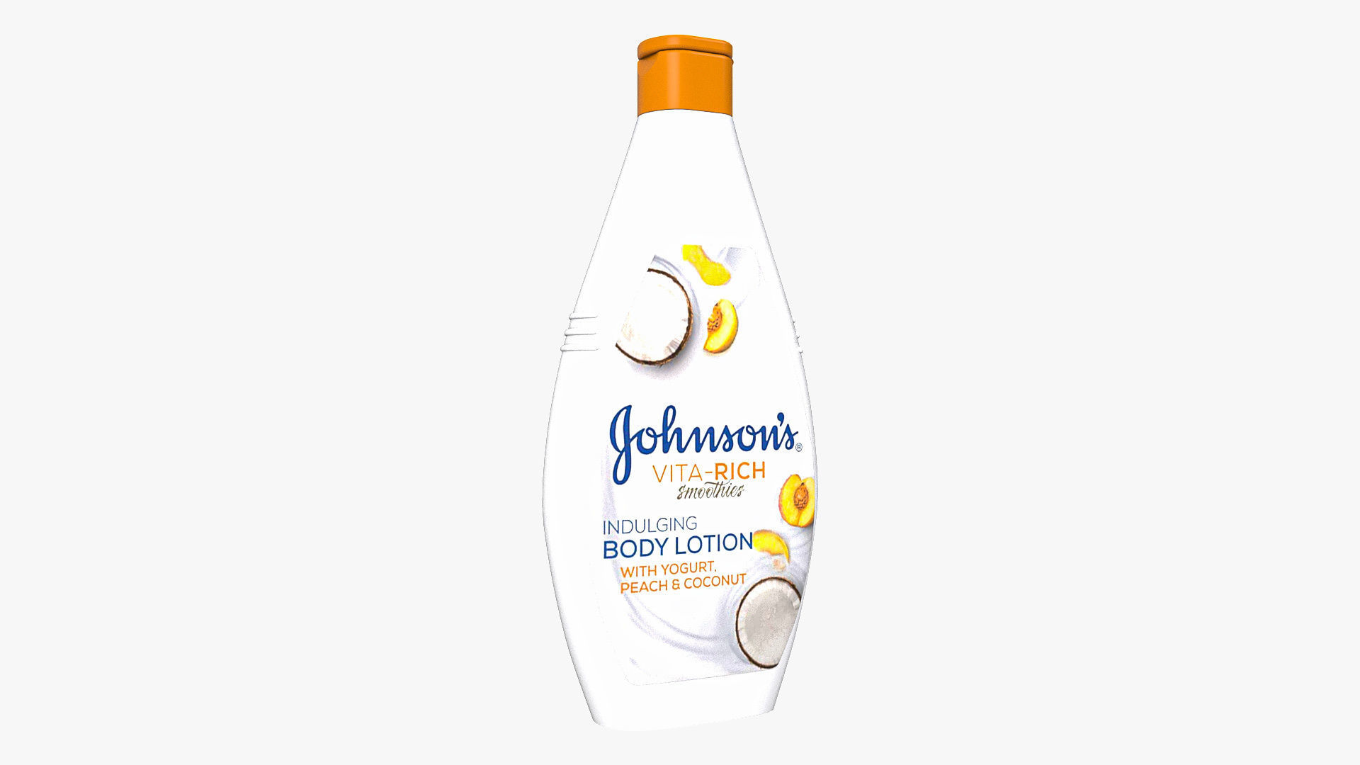 Johnsons Vita-Rich Yogurt Peach and Coconut Body Lotion 3D model_1