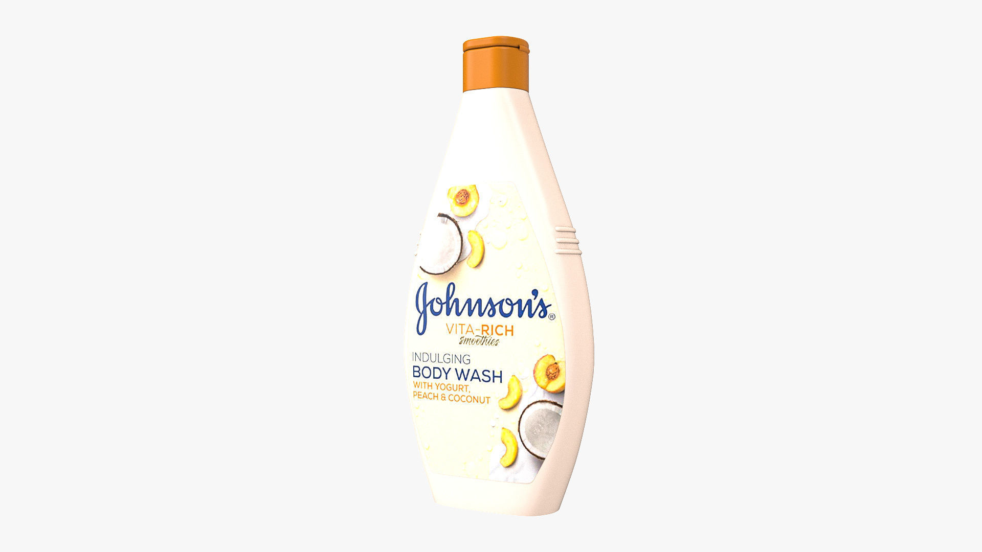 Johnsons Vita-Rich Yogurt Peach and Coconut Body Wash 3D model_2