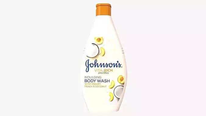 Johnsons Vita-Rich Yogurt Peach and Coconut Body Wash 3D model