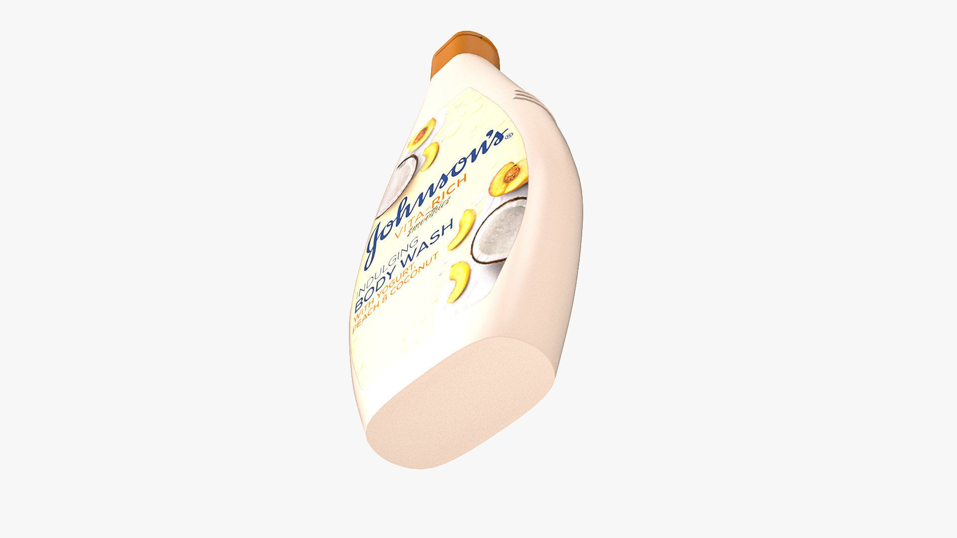 Johnsons Vita-Rich Yogurt Peach and Coconut Body Wash 3D model_7