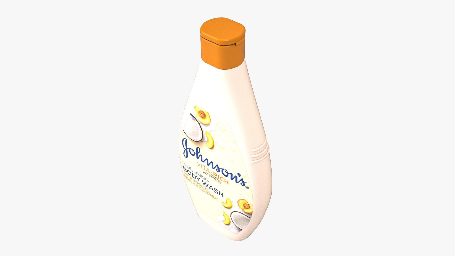 Johnsons Vita-Rich Yogurt Peach and Coconut Body Wash 3D model_6