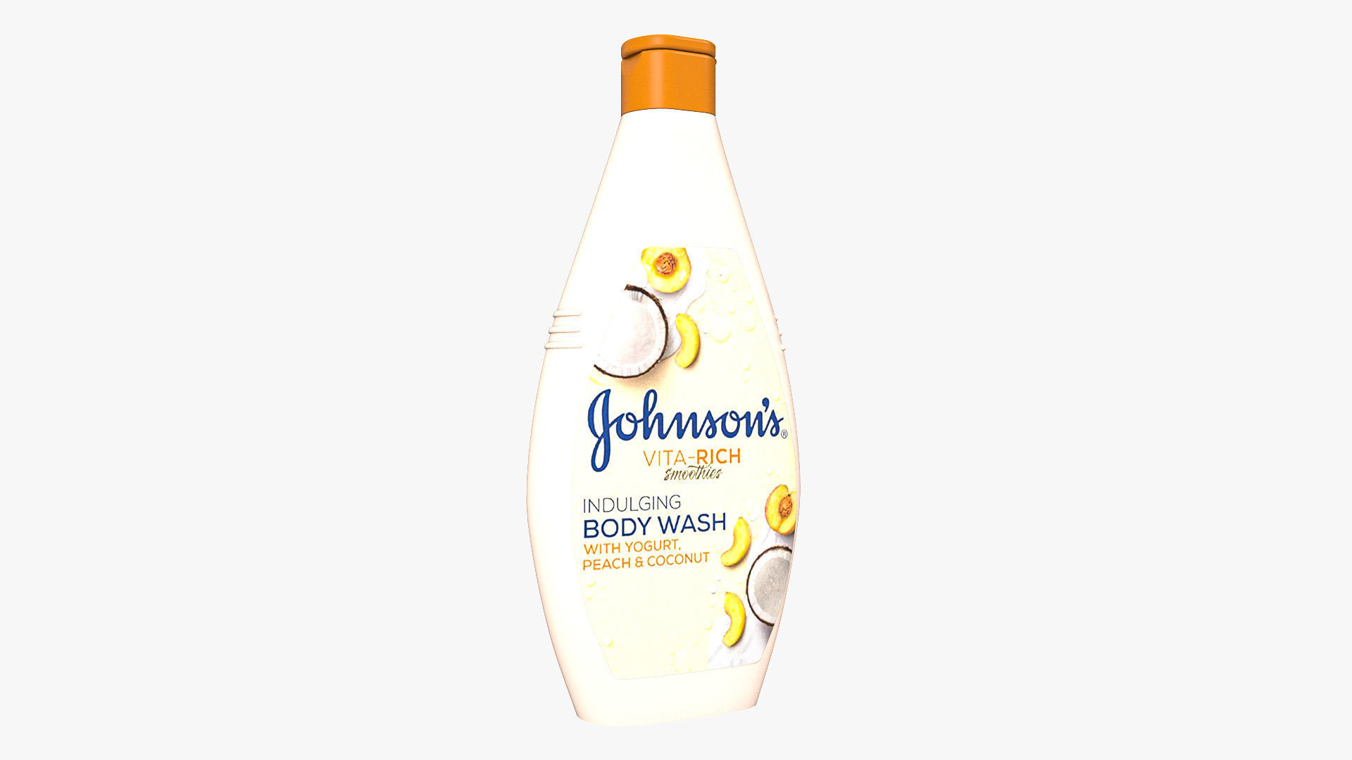 Johnsons Vita-Rich Yogurt Peach and Coconut Body Wash 3D model_1