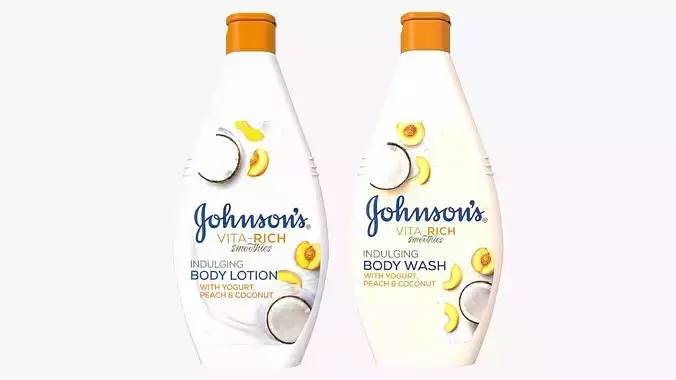 Johnsons Vita-Rich Yogurt Peach and Coconut Collection 