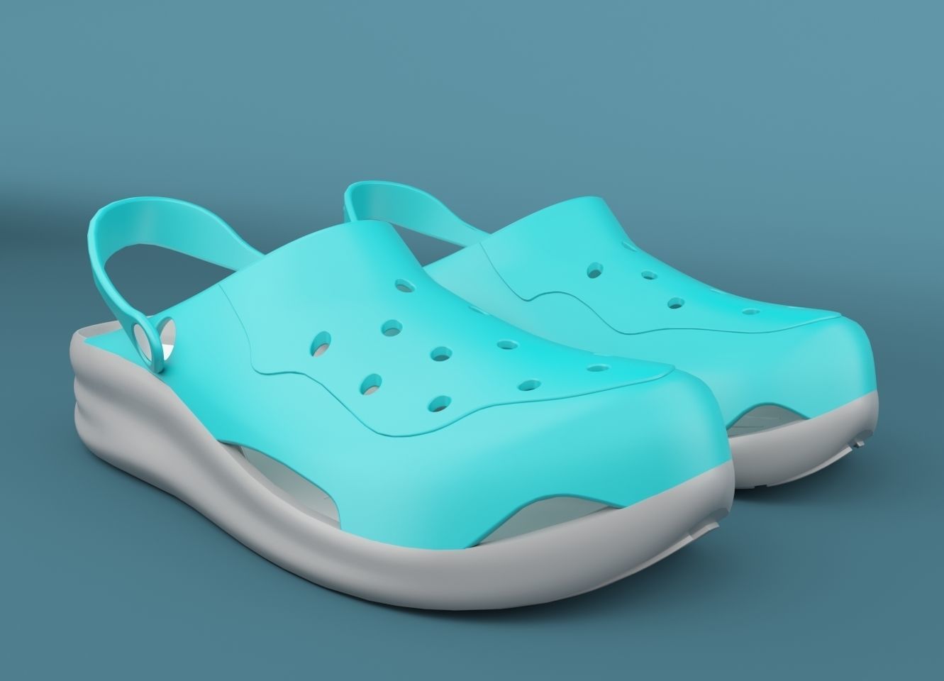 Crocs Shoes 3D print model_5
