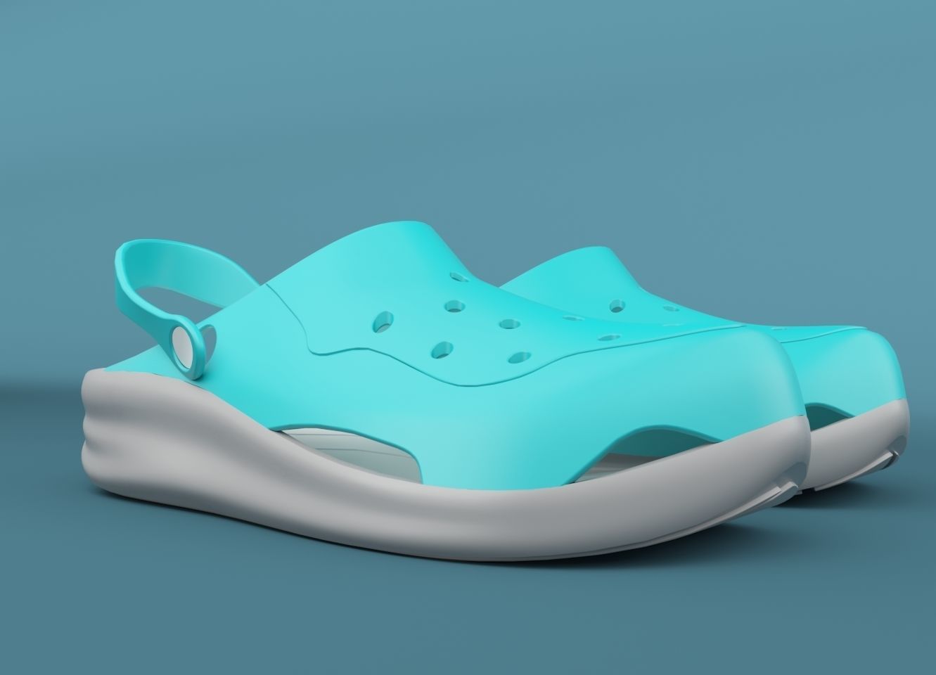 Crocs Shoes 3D print model_1