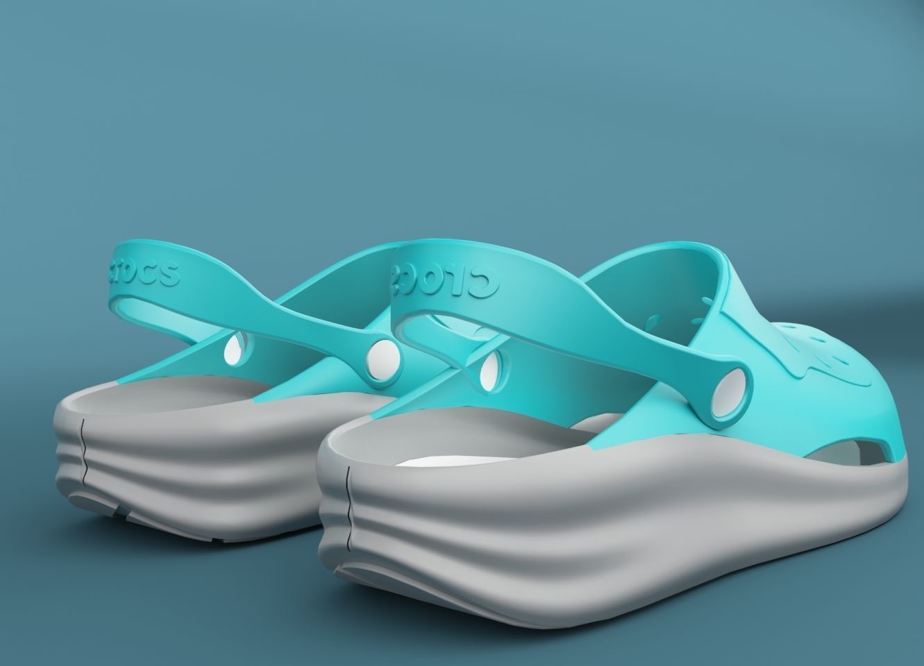 Crocs Shoes 3D print model_2