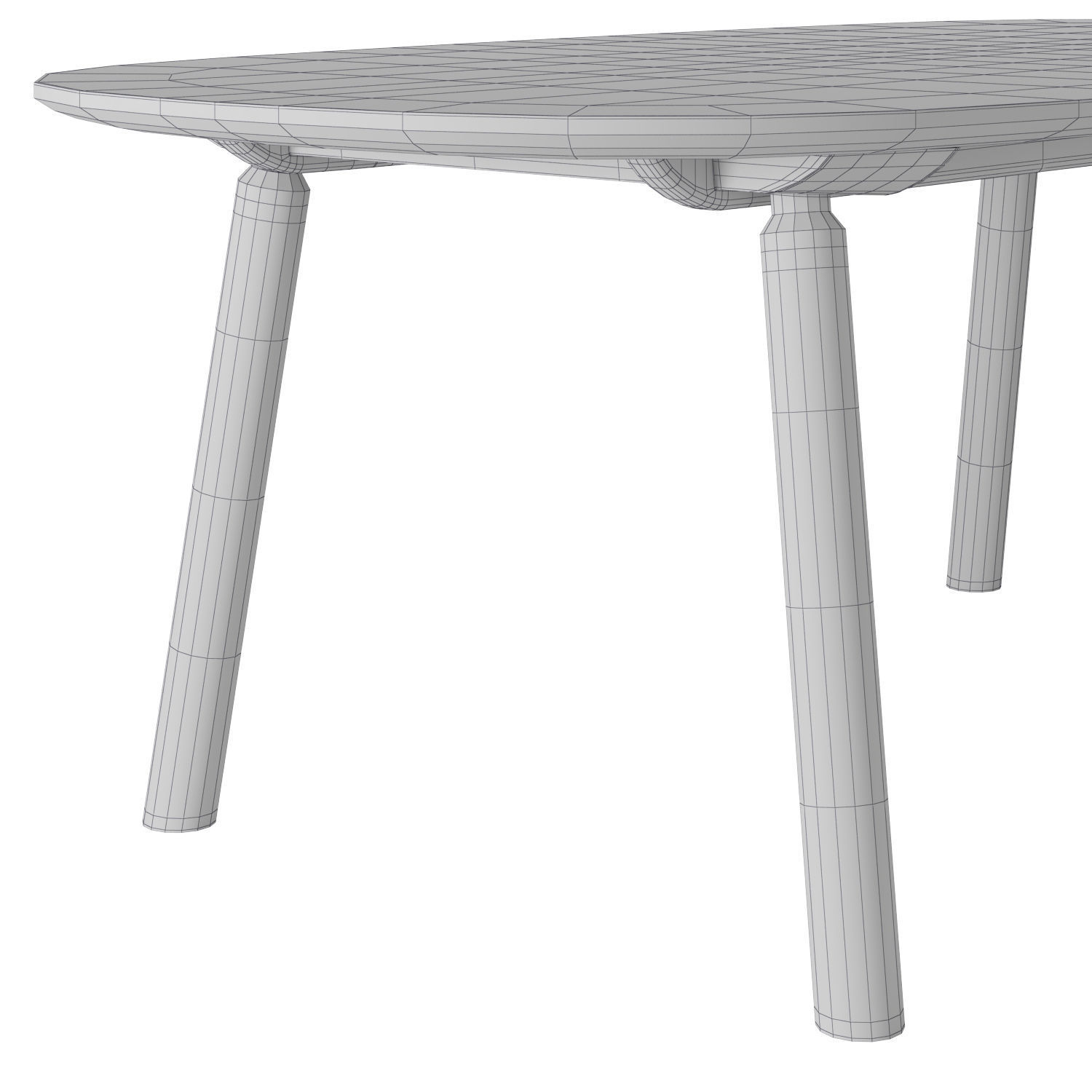 Another Country Hardy Dining Table Low-poly 3D model_5