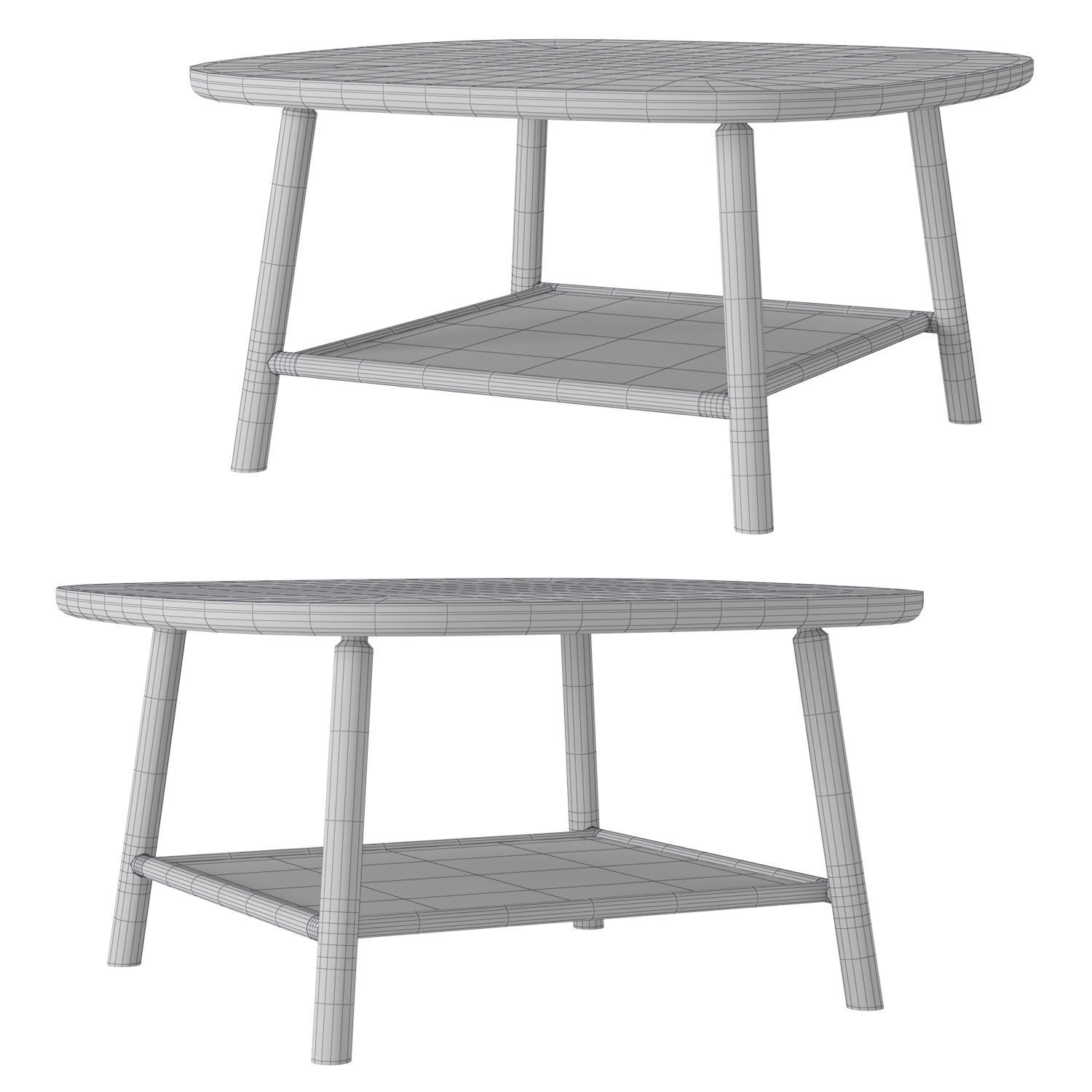 Another Country Hardy coffee table Low-poly 3D model_4