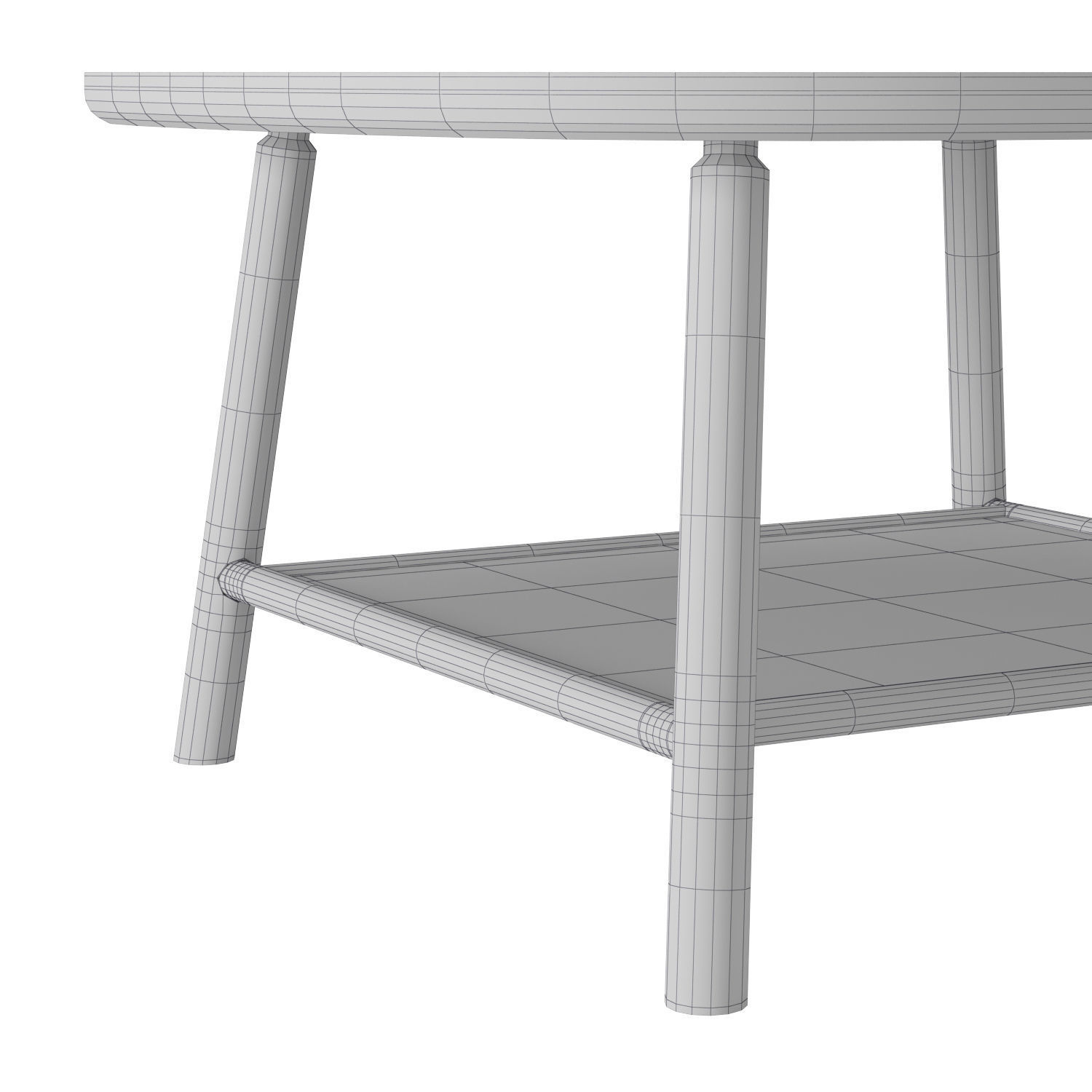 Another Country Hardy coffee table Low-poly 3D model_5