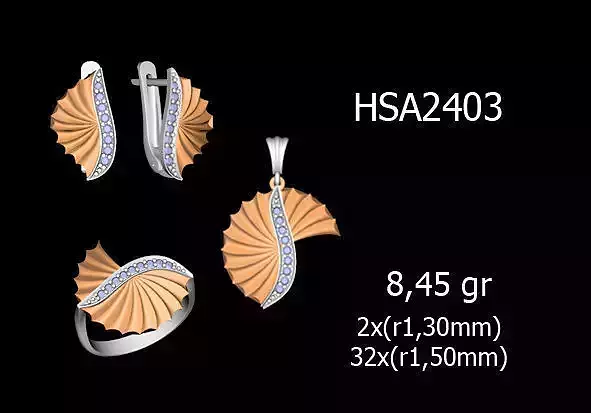 Women Rings Earrings Pendants STL OBJ FBX Details