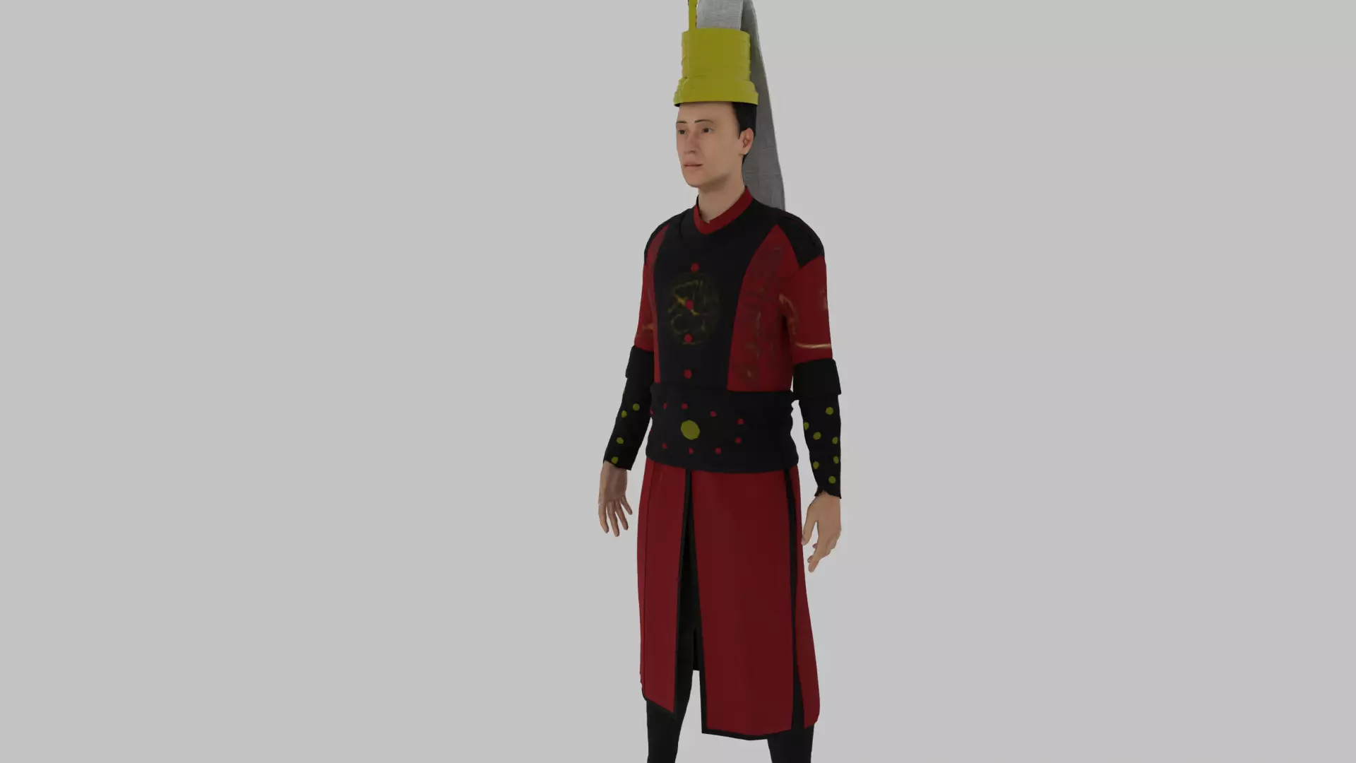 Janissary - Ottoman Soldier Low-poly 3D model_0