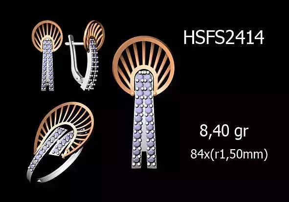 Women Rings Earrings Pendants STL OBJ FBX Details