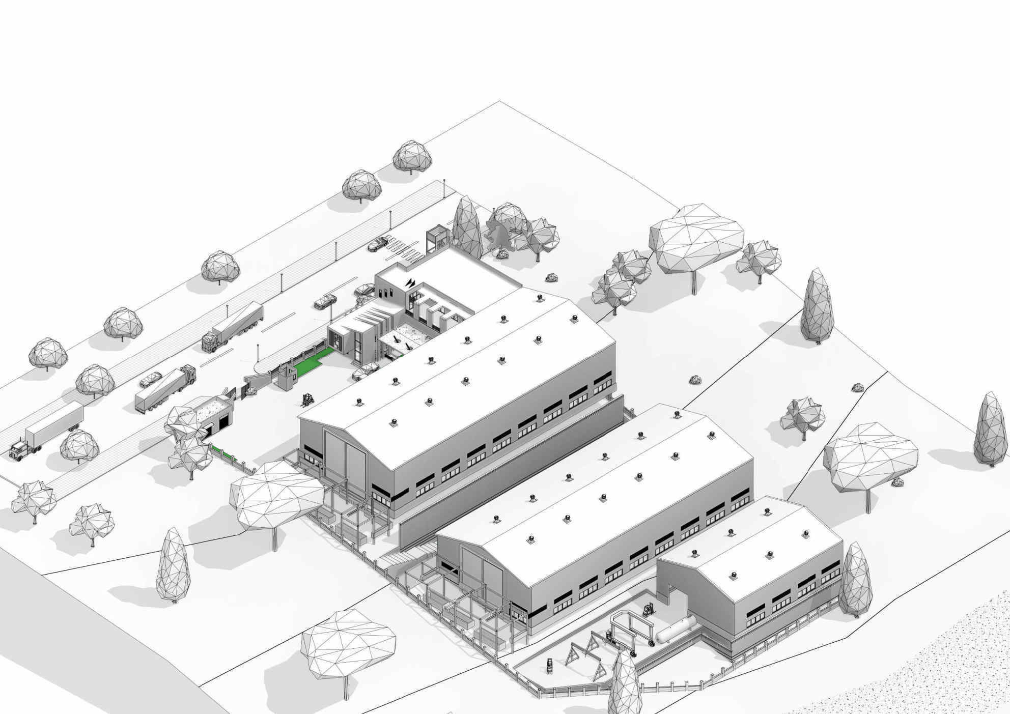 Factory Shade  3D model_1