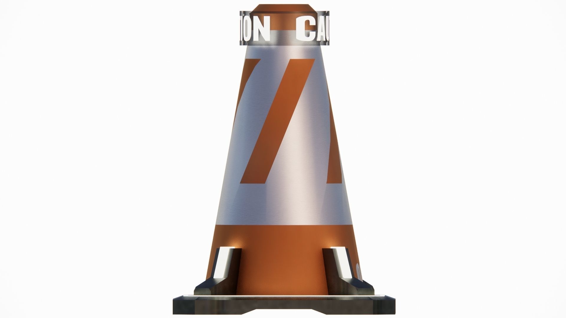 Sci-Fi Traffic Cone 002 Free 3D model_8