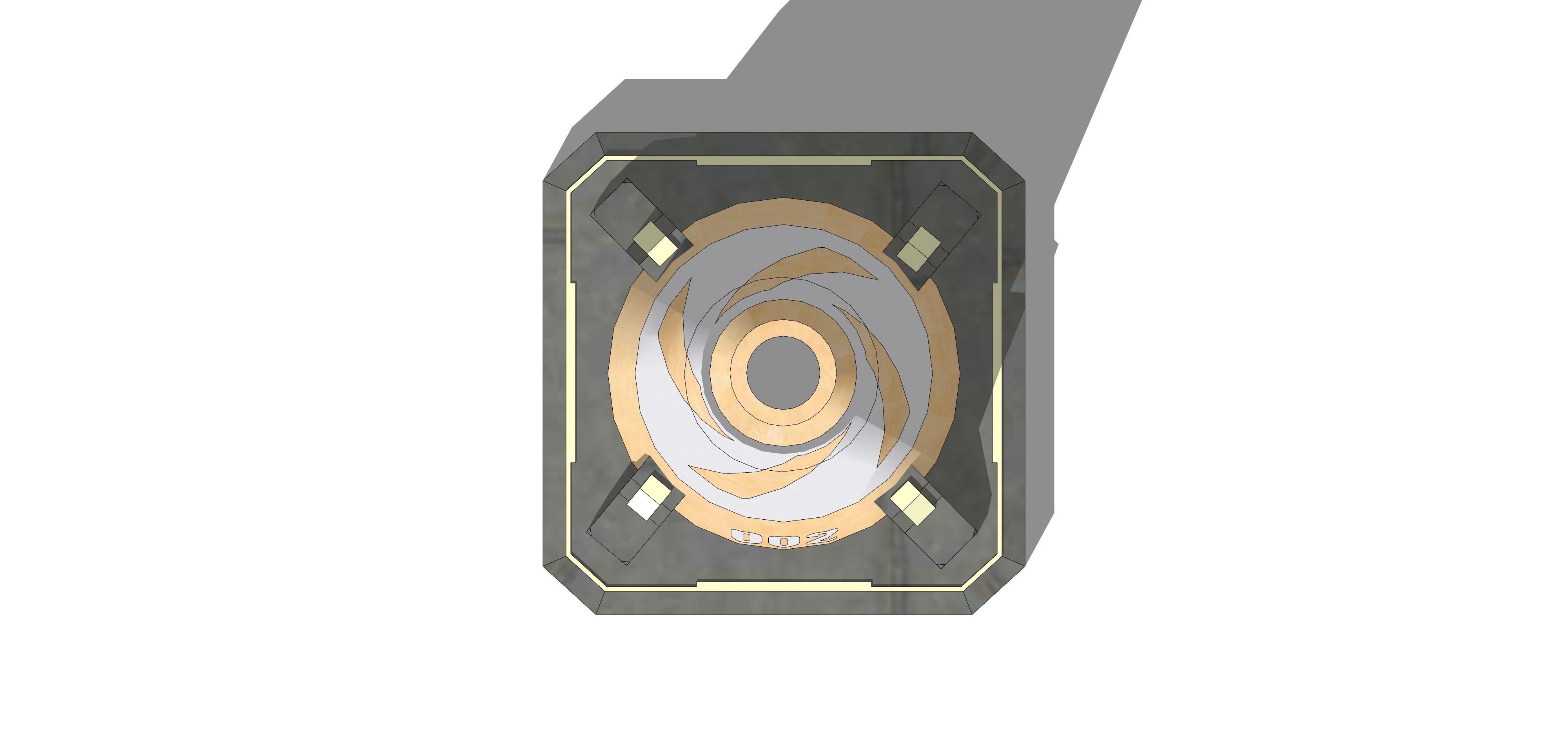 Sci-Fi Traffic Cone 002 Free 3D model_13