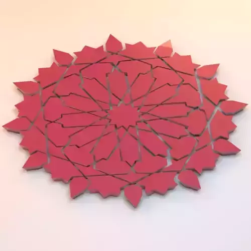Moroccan zellige 3D print  models STL 3D print model