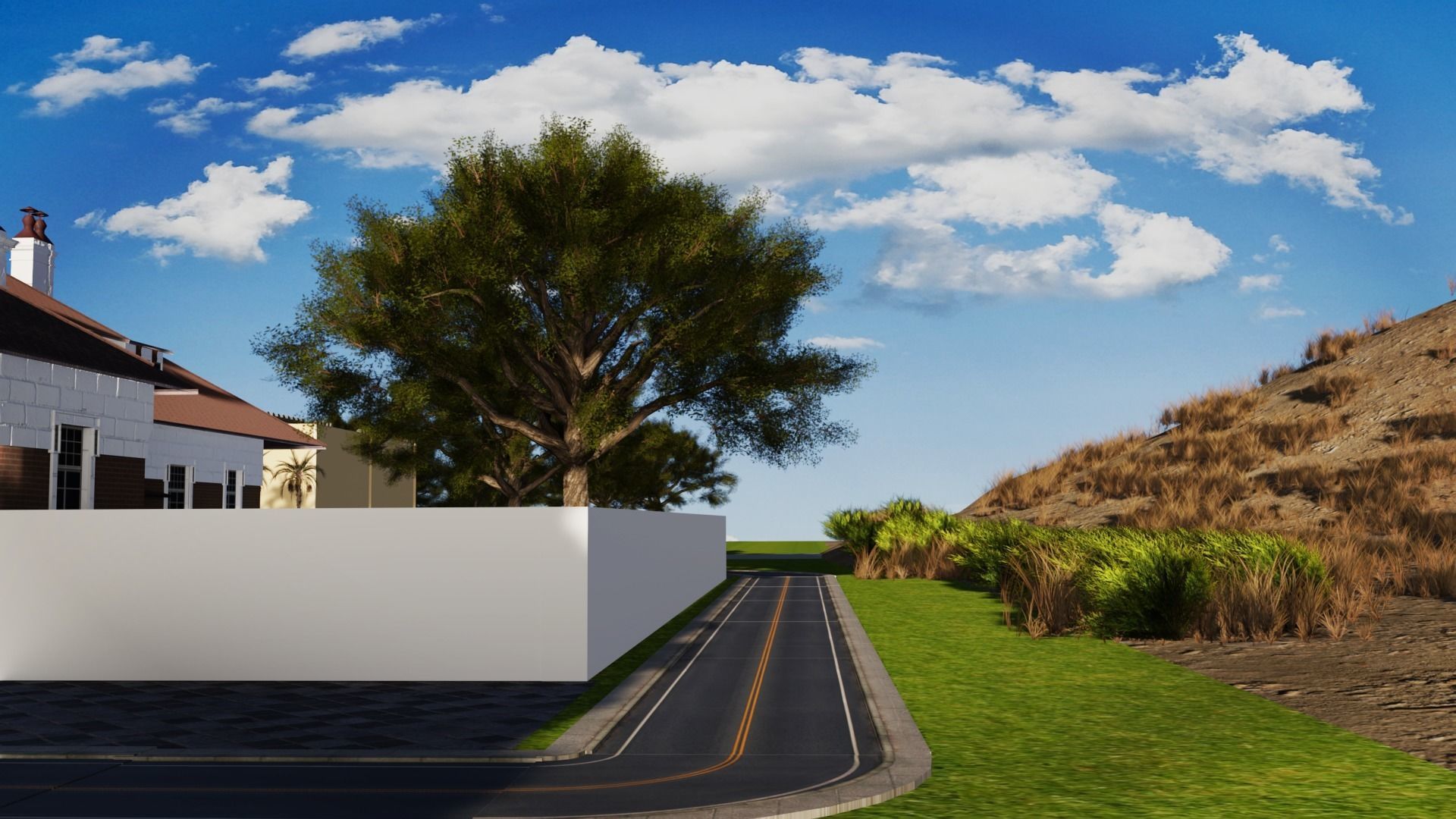 Los Angeles City Hollywood Sign Capitol Records USA California 3D model_25