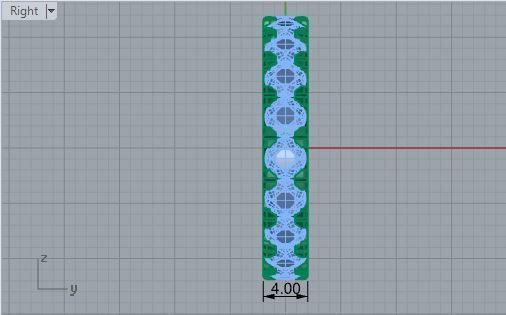 Diamond ring 2718 3D print model 3D print model_6