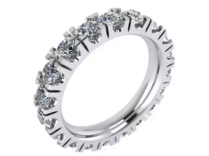 Diamond ring 2718 3D print model 