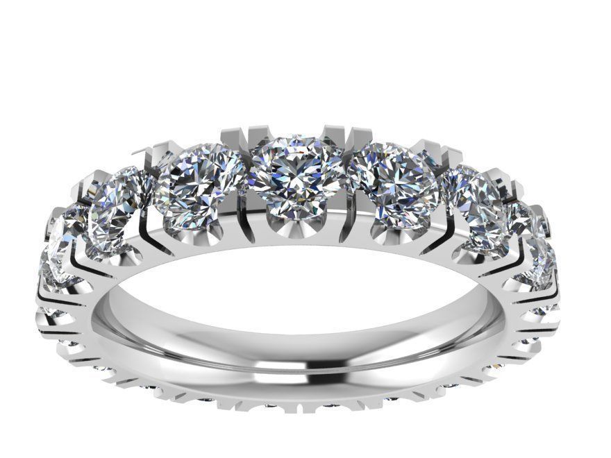 Diamond ring 2718 3D print model 3D print model_2