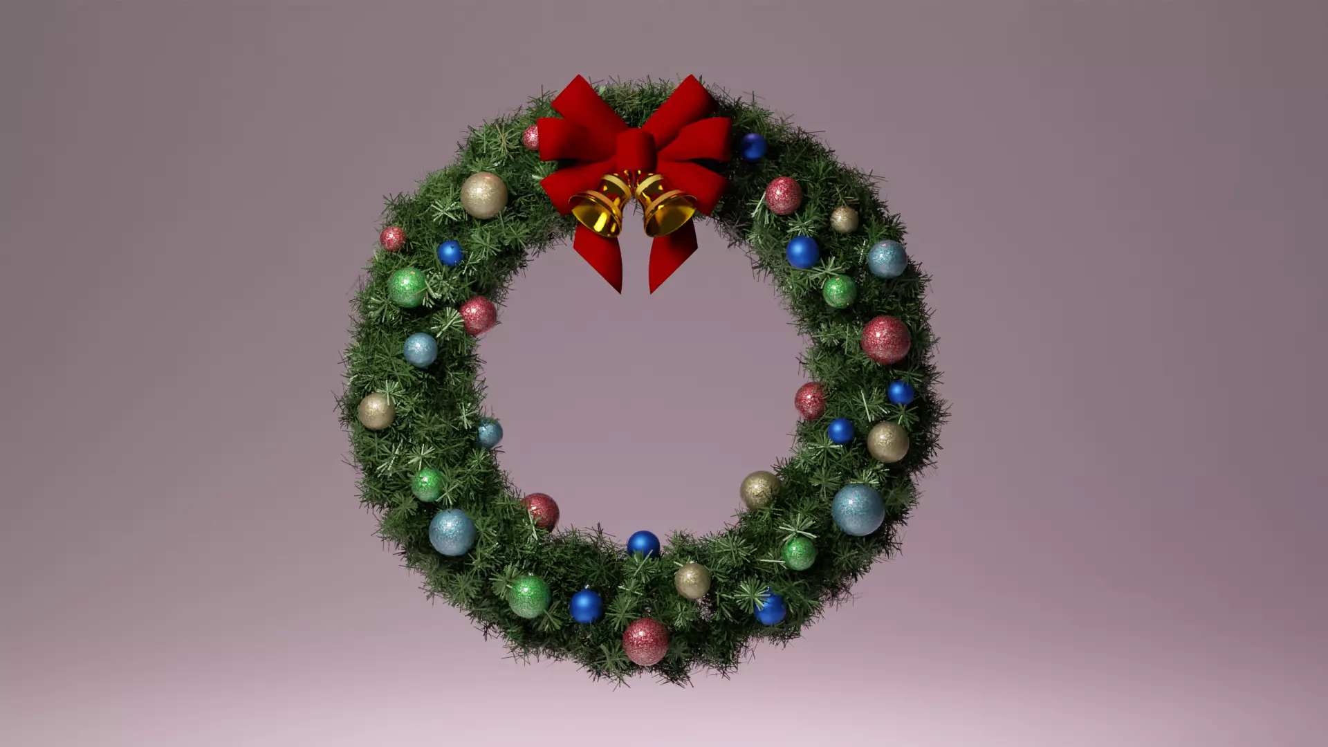 Wreath christmas Free 3D model
