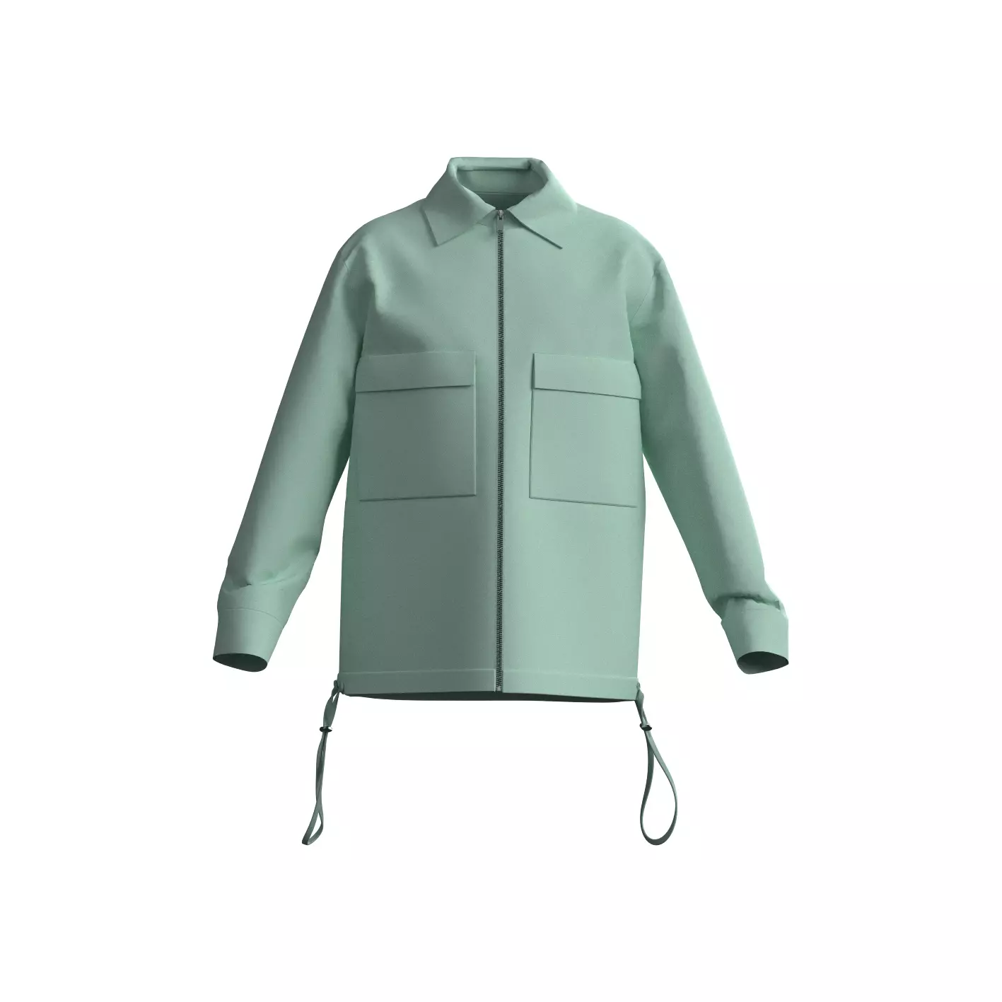 clo3D jacket design 3D model_0