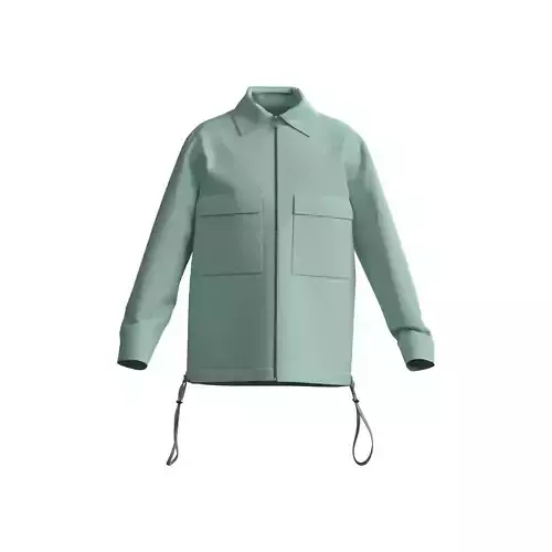 clo3D jacket design 3D model