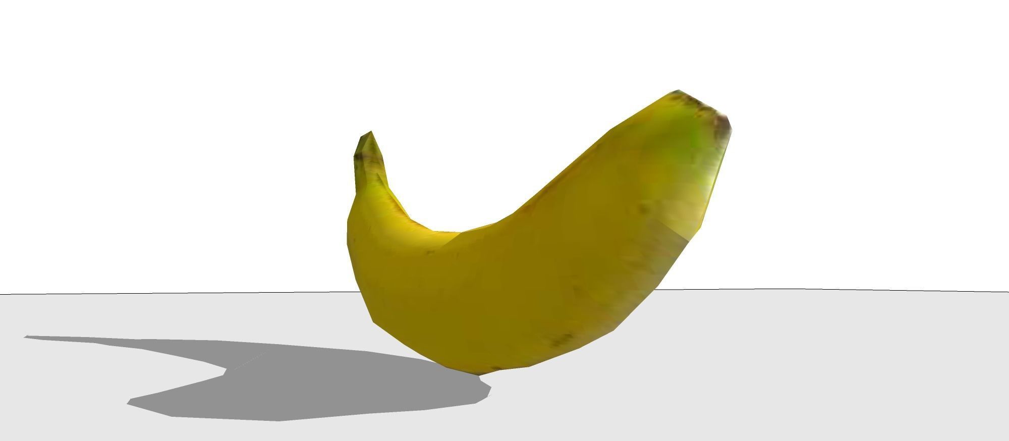 Banana model three bananas 3D model_18