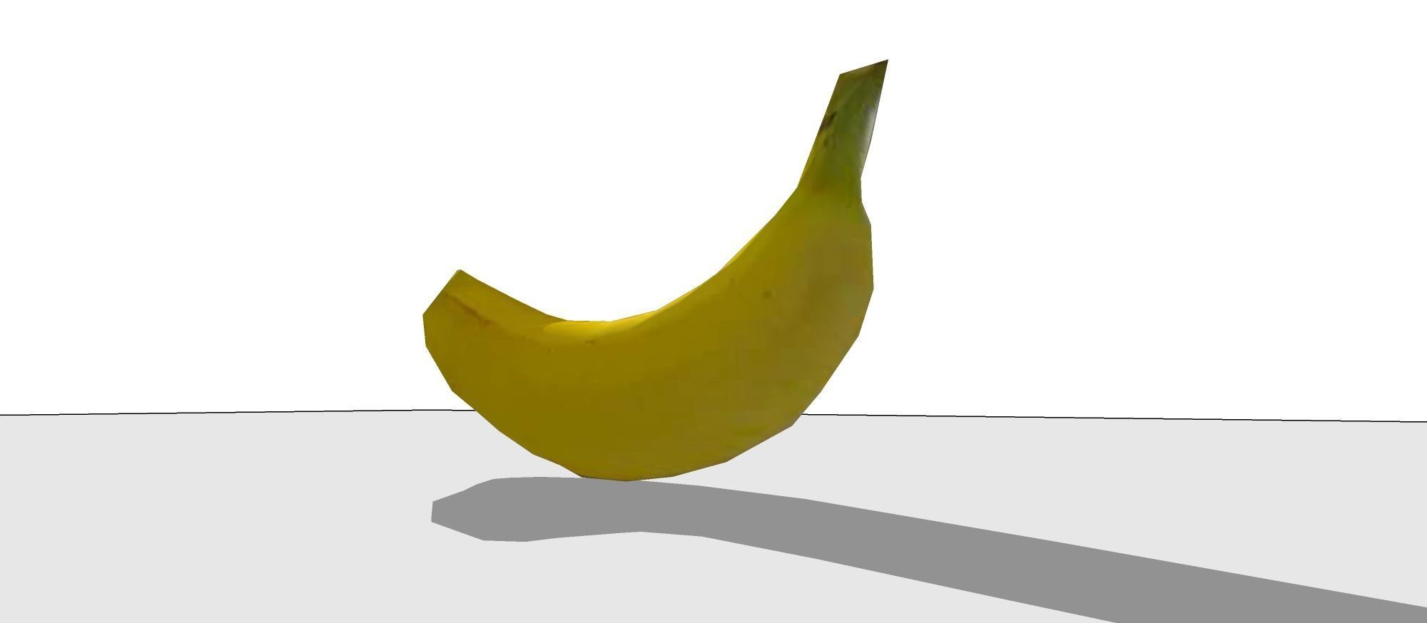 Banana model three bananas 3D model_16