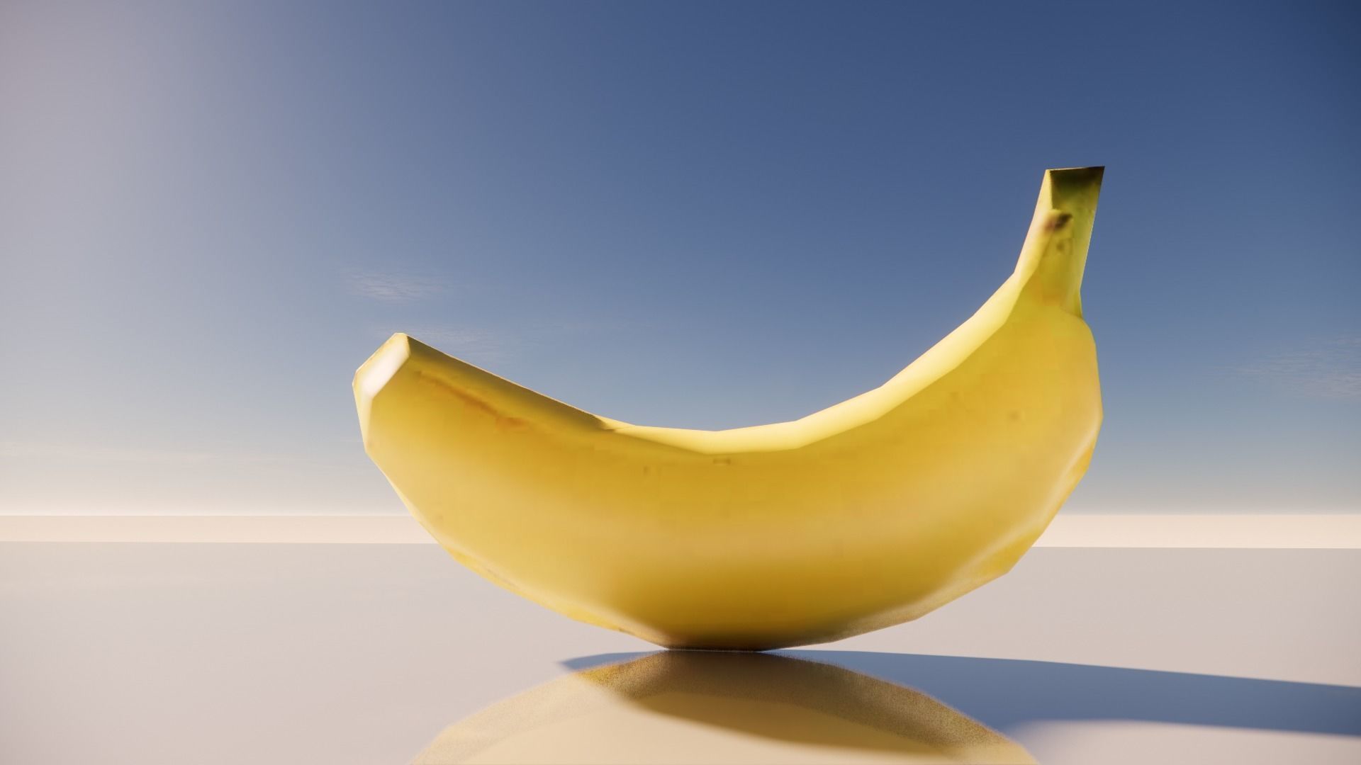 Banana model three bananas 3D model_6