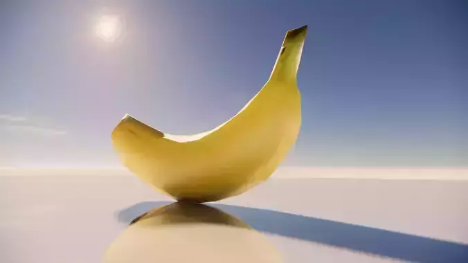 Banana model three bananas