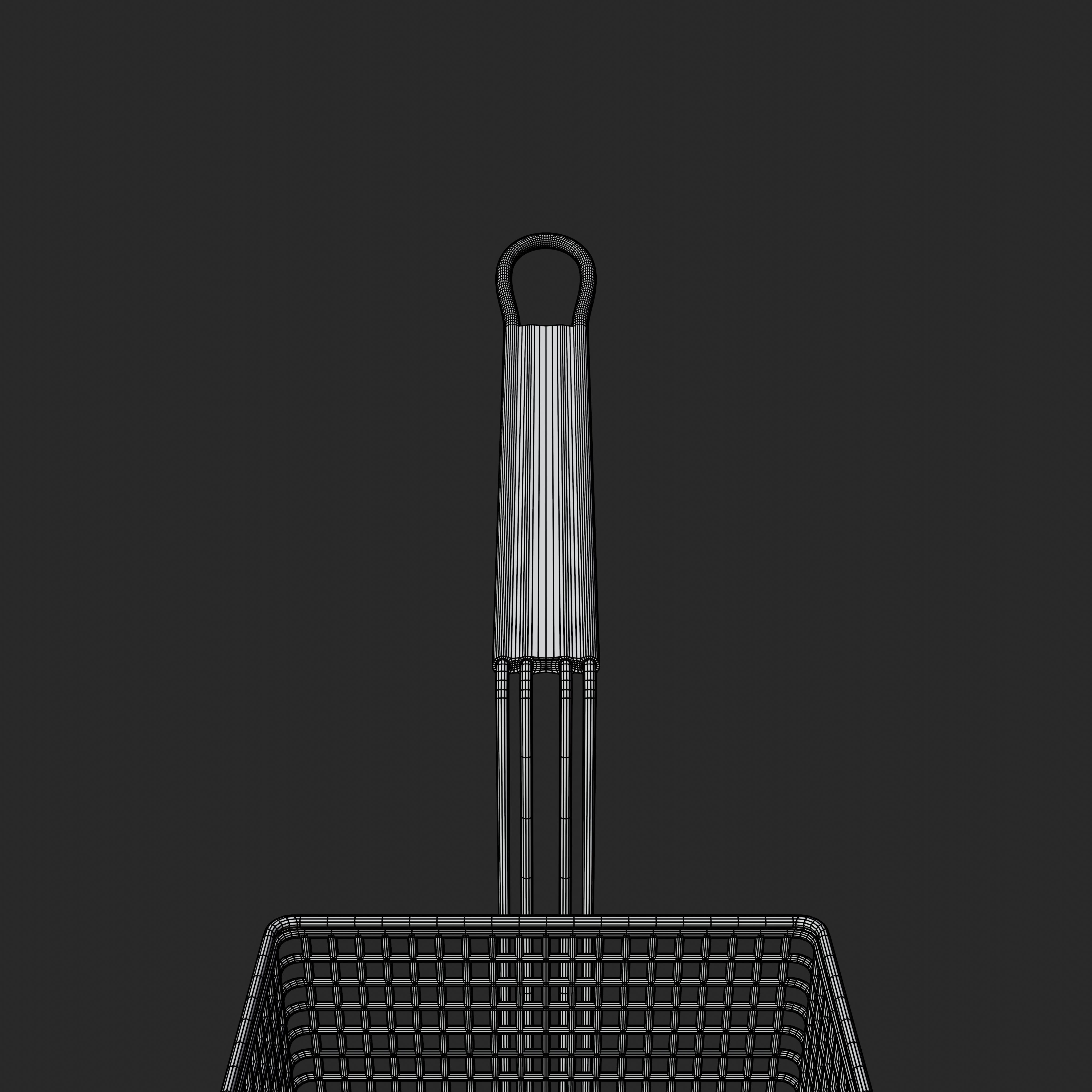 Deep Fryer Basket 3D model_9