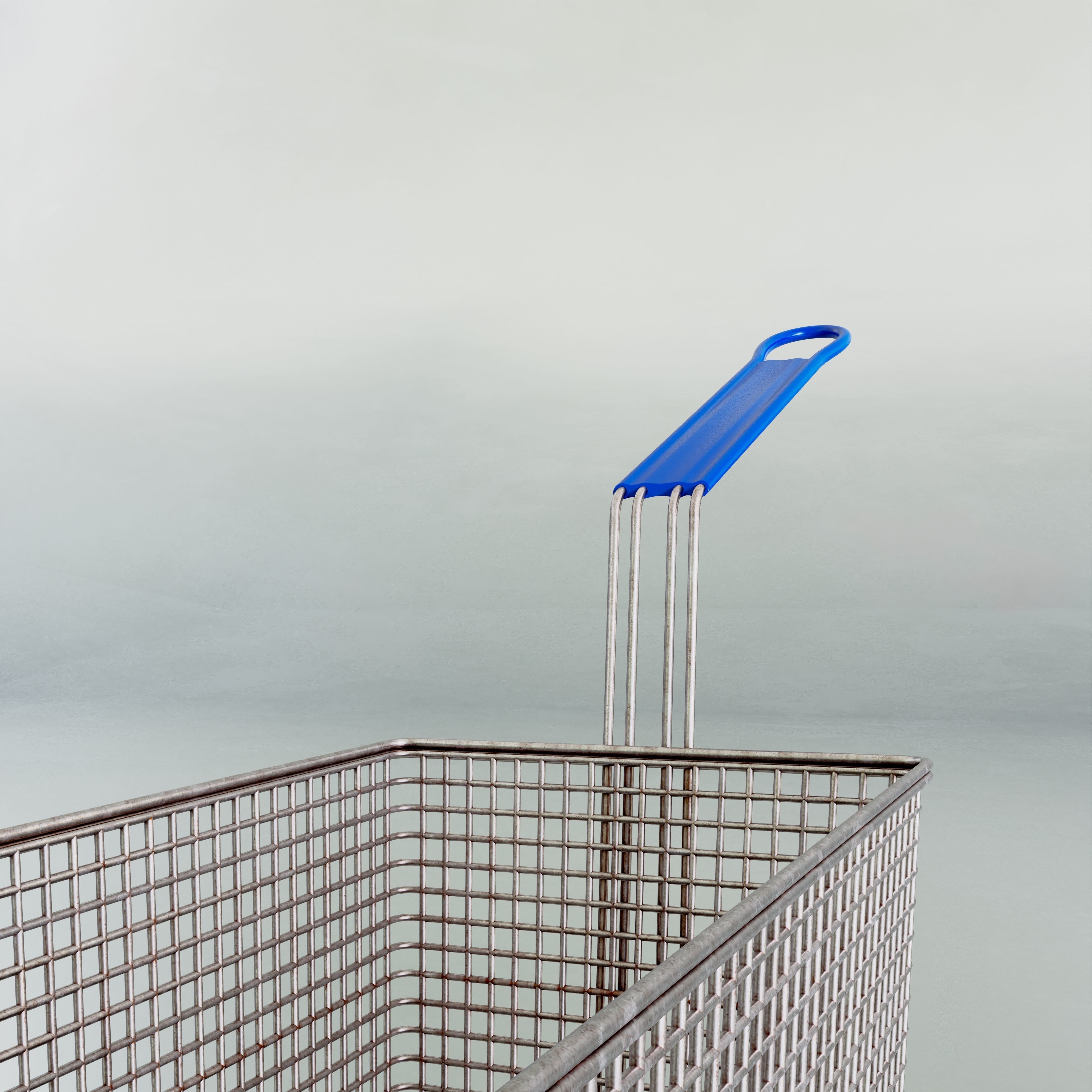 Deep Fryer Basket 3D model_2