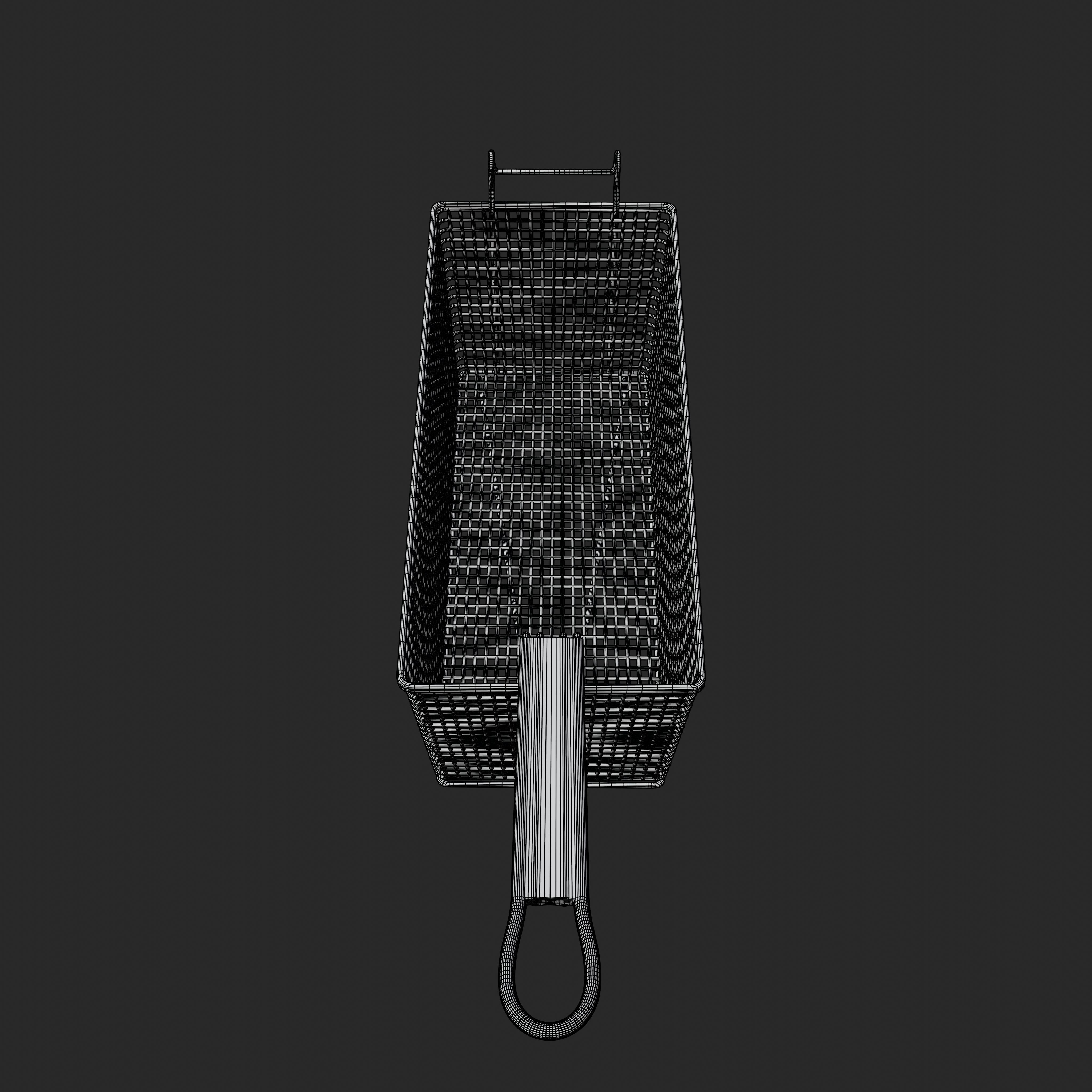 Deep Fryer Basket 3D model_11