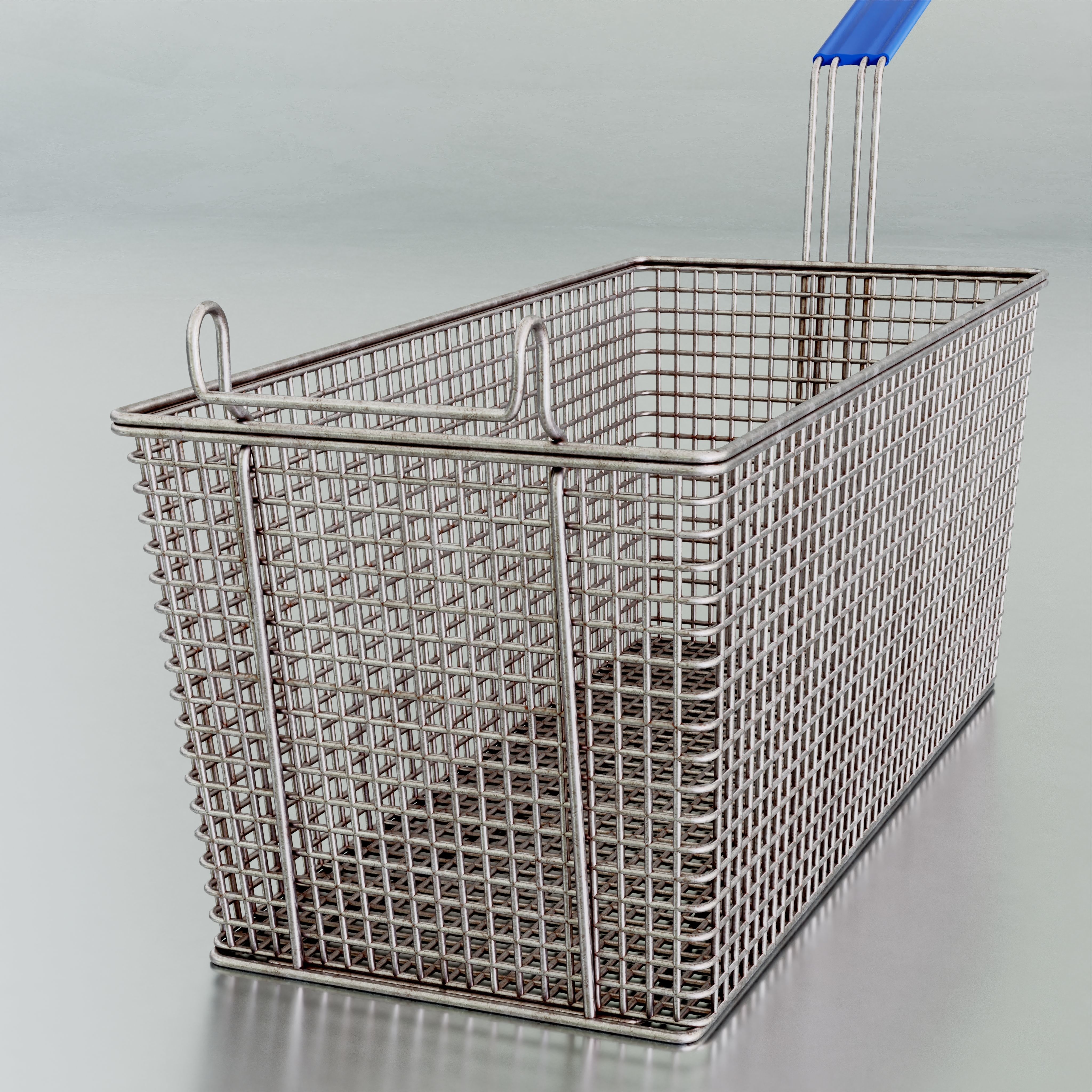 Deep Fryer Basket 3D model_4