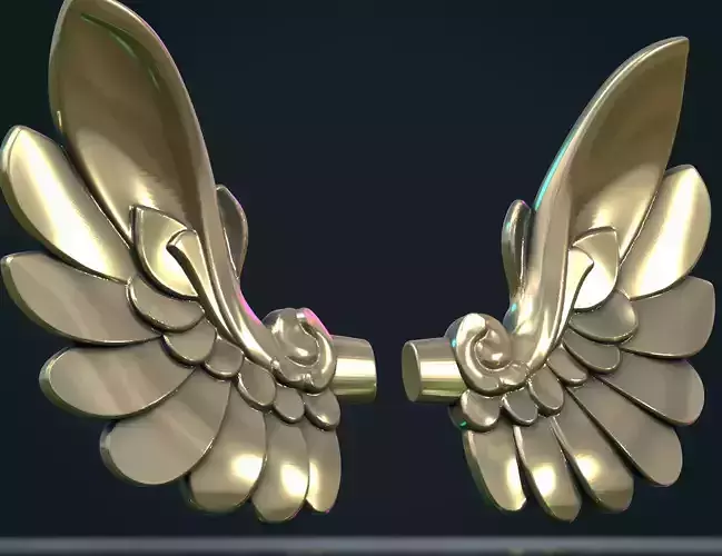 Stylized Wings 3D print model