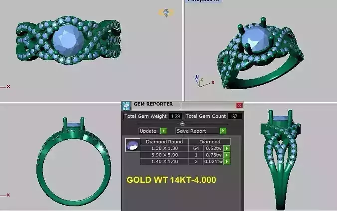 braided shank halo engagement ring